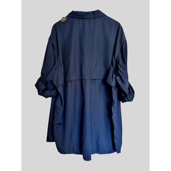 Field & Stream Men’s Size 3 XL Latitude LS Navy UPF 50+ $40 Button Up NWT Fishin - Picture 6 of 11